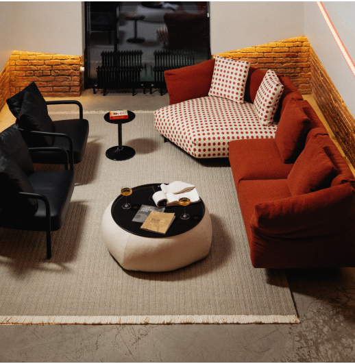 Шоурум B&B Italia — зона отдыха